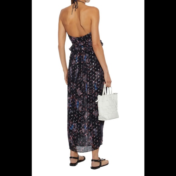 “HOST PICK” Iro Halter Printed Metallic Midi Dress - Picture 4 of 12